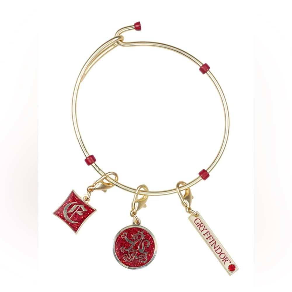 *NWT* Universal Studios Harry Potter Hogwarts Gryffindor Gold Charm Bracelet